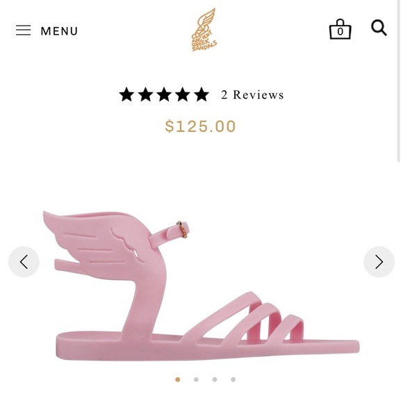 NWT jelly Ikaria pale pink Ancient Greek Sandals - Picture 3 of 10